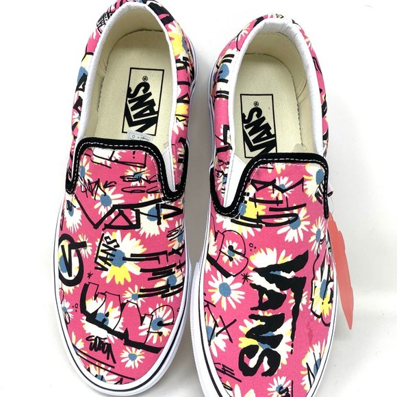 💖MEGA SALE💖VANS Classic Slip-On Vans Crew Floral Canvas  Women's  VN0A4BV31IY - Picture 8 of 9